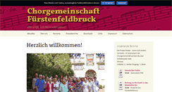 Desktop Screenshot of chorgemeinschaft-ffb.de